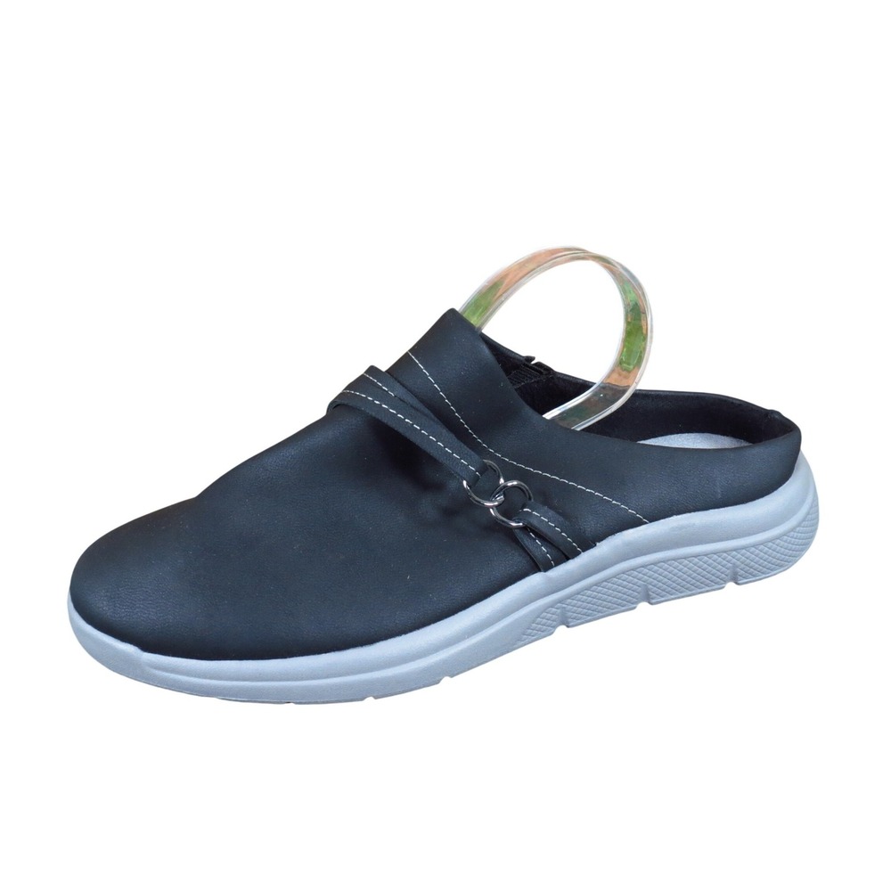 JSport by Jambu Gina Women Shoe Mule Size 7 Walking Casual Black Synthetic